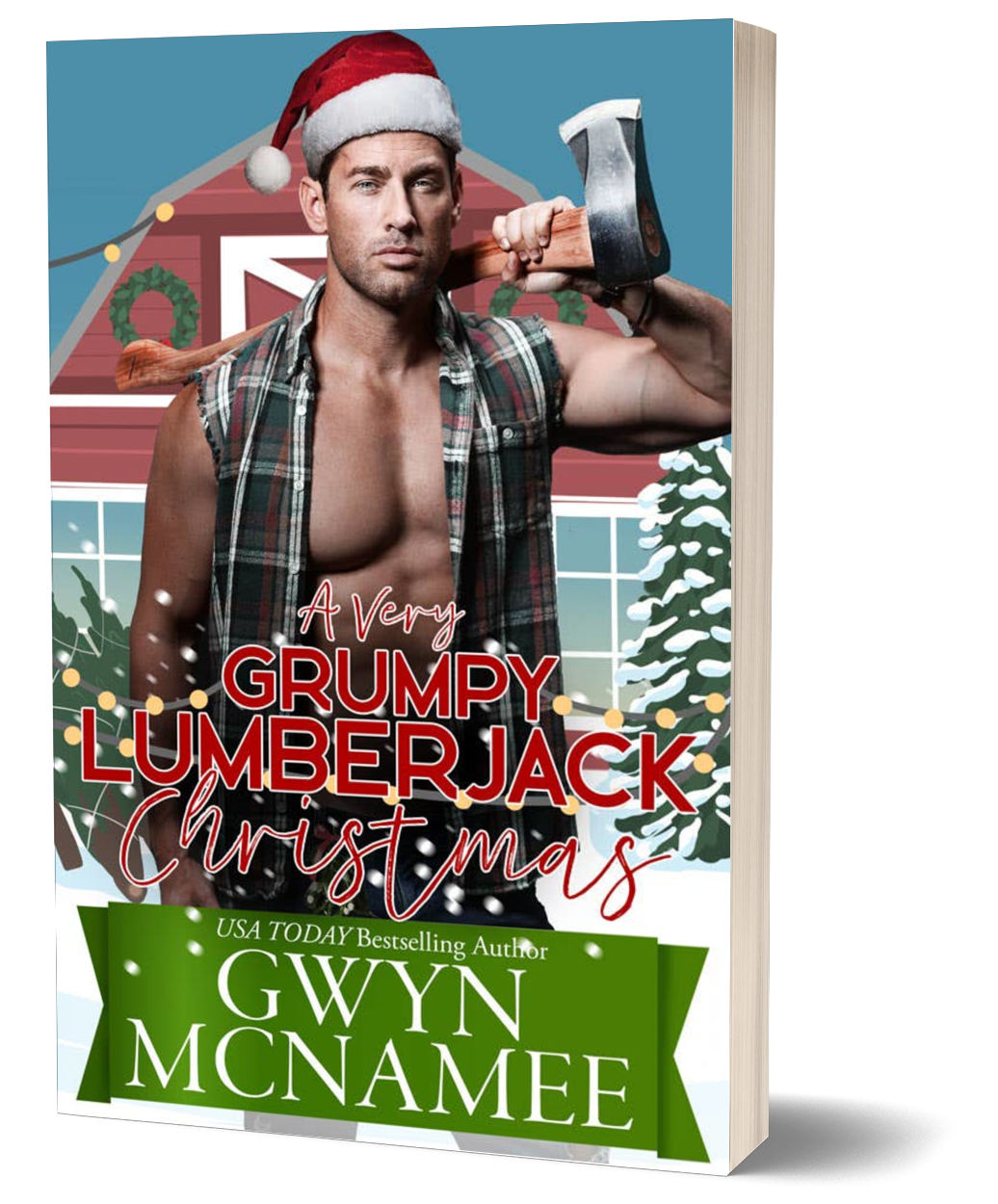 A Very Grumpy Lumberjack Christmas Signed Paperback