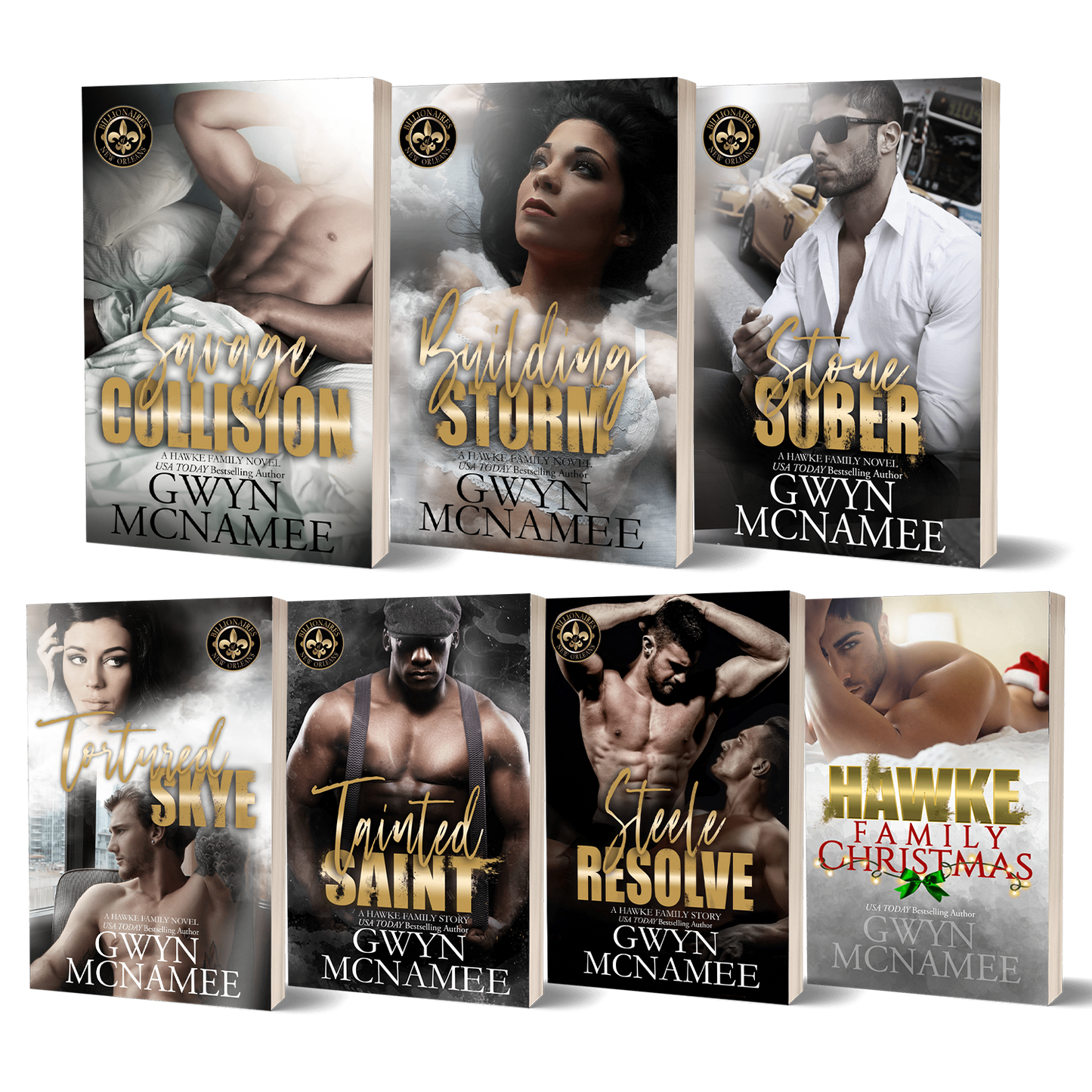 Billionaires of New Orleans: The Hawke Family First Generation Signed Paperback Bundle