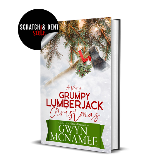A Very Grumpy Lumberjack Christmas Signed Hardback Scratch & Dent