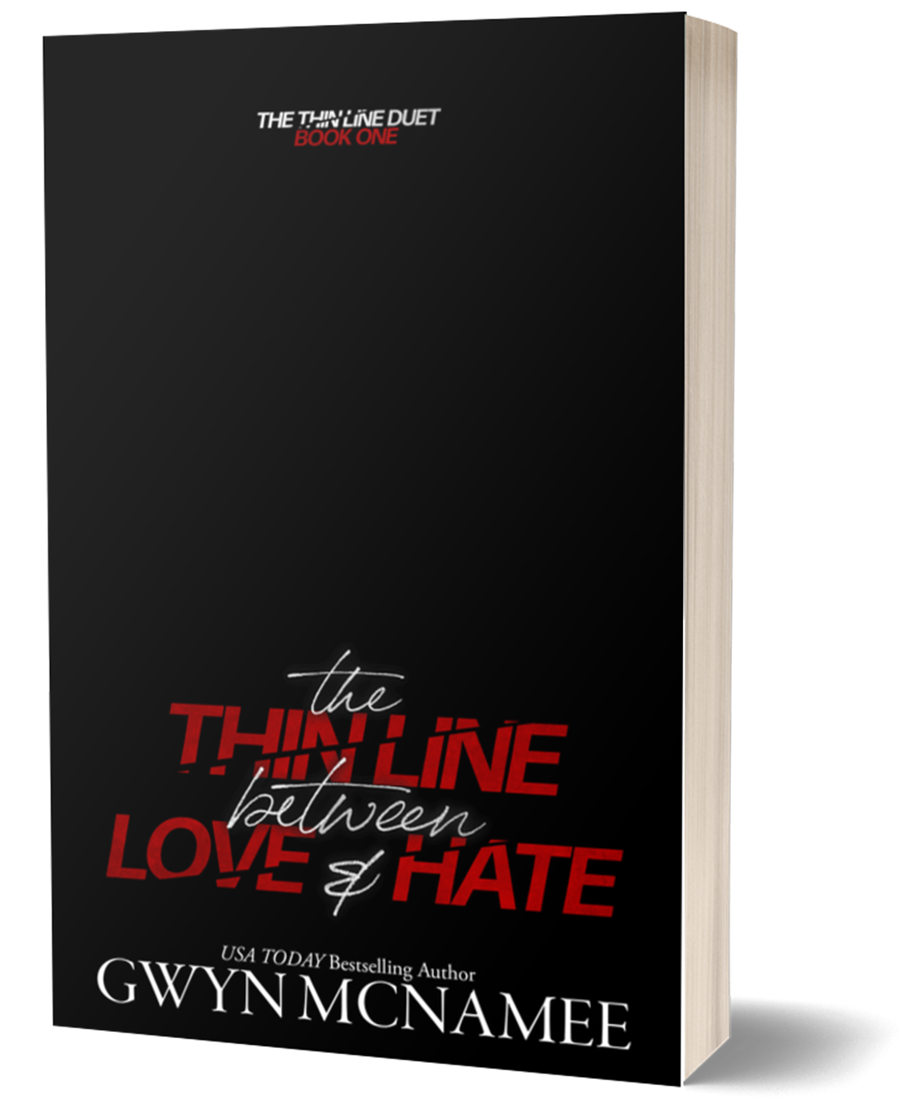 The Thin Line Between Love and Hate Signed Paperback Preorder